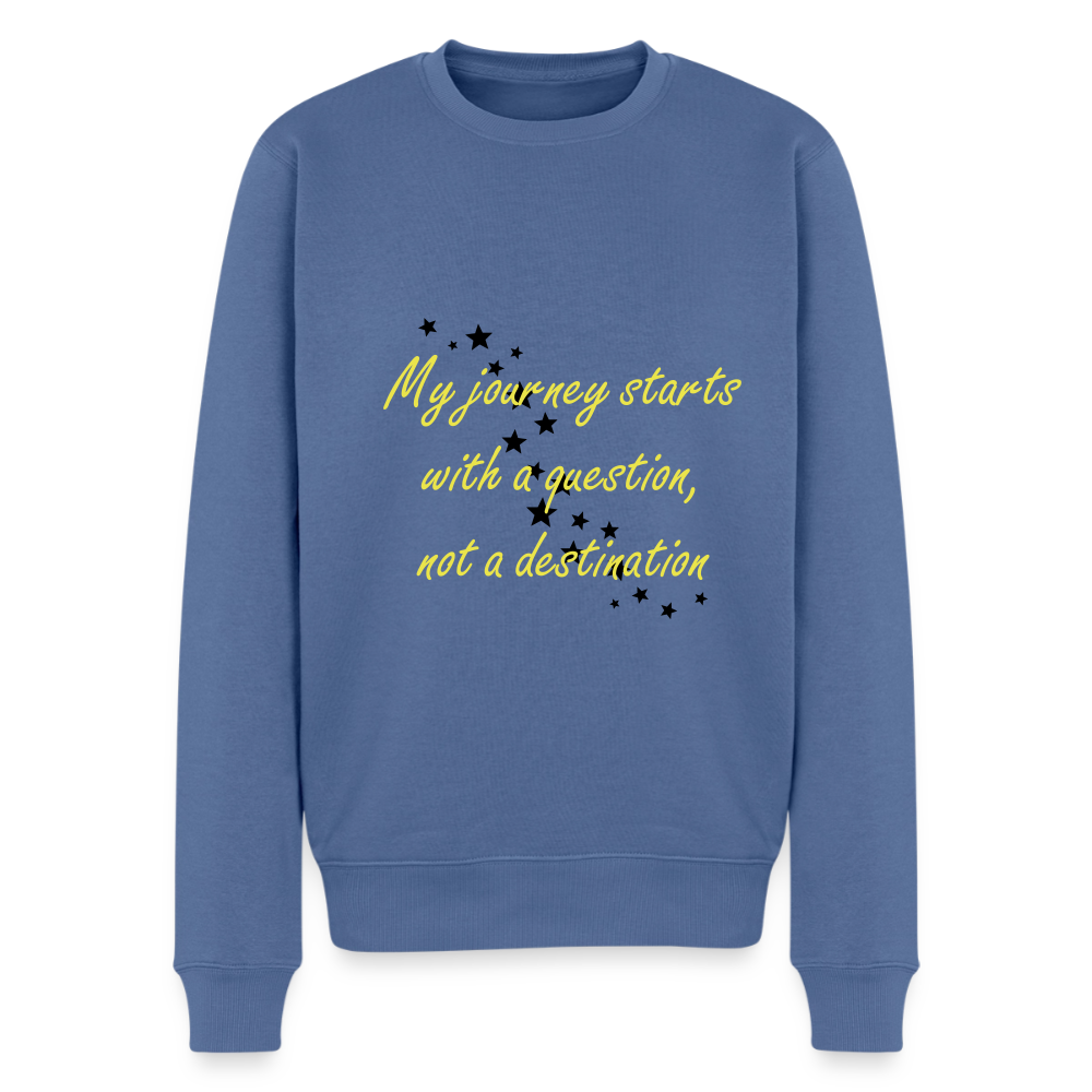 My journey starts ...  - Unisex Premium Hoodie - duifblauw