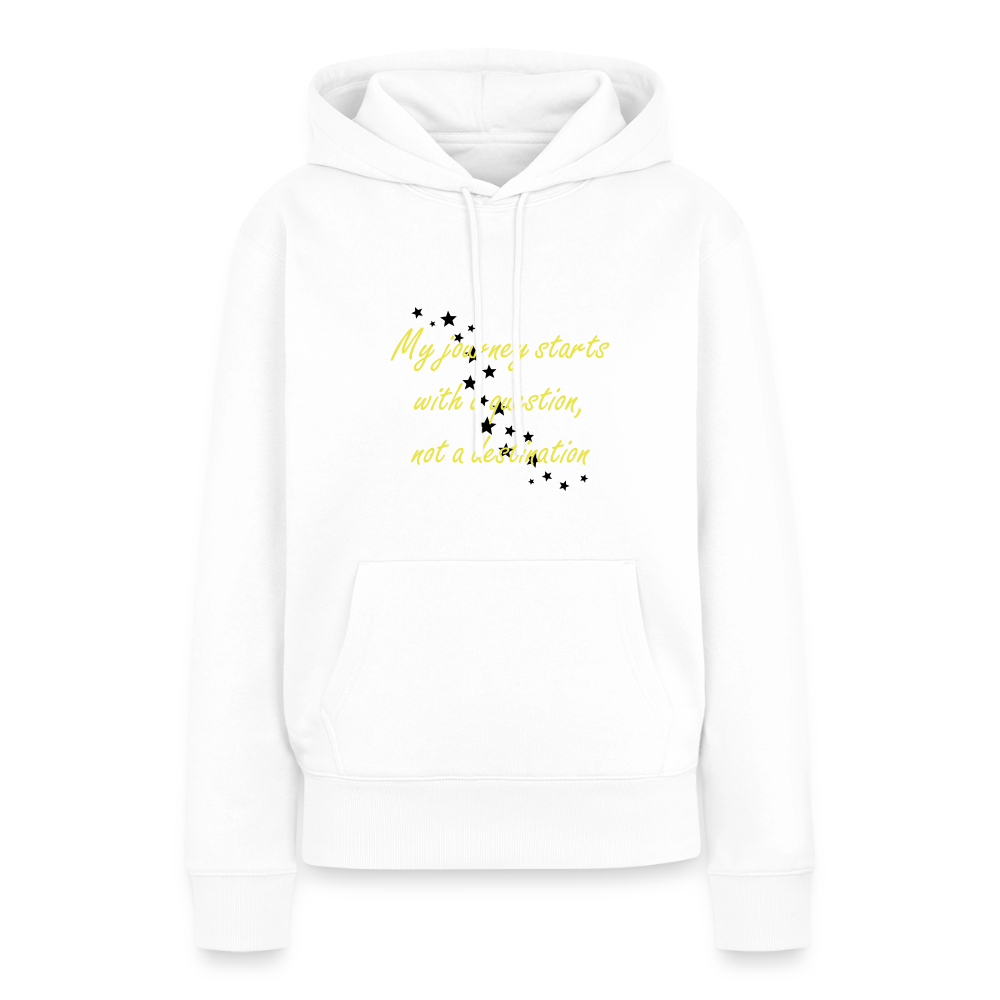 My journey starts ...  - Women Premium Hoodie - wit
