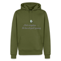 Niet vergeten ... ik ben al - Heren Hoodie - kaki