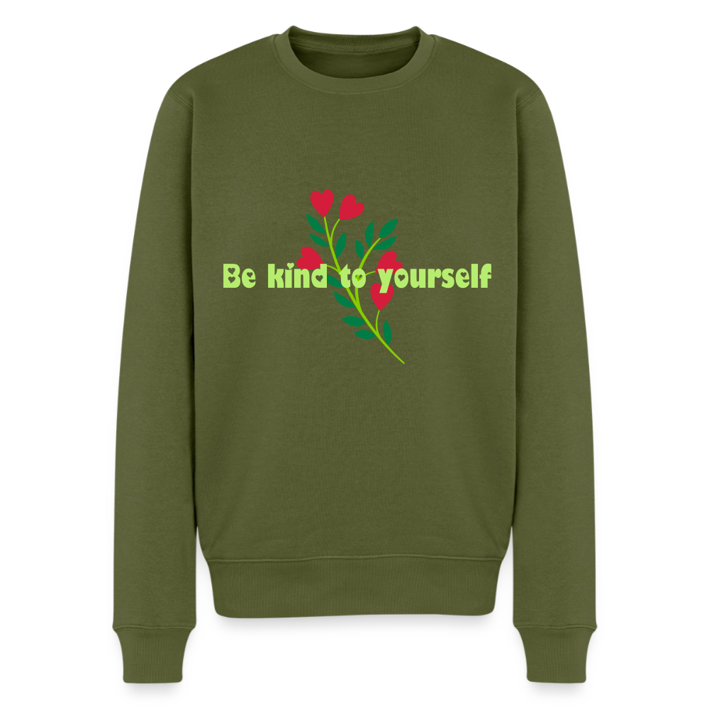 Be kind to yourself - Men Premium Sweater - kaki