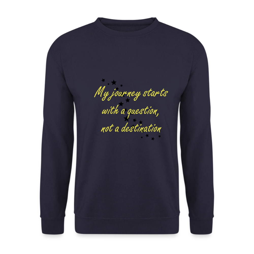 My journey starts ...  - Unisex Premium Sweatshirt - navy