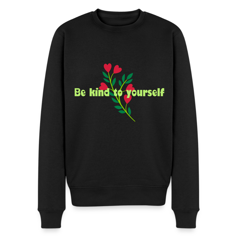 Be kind to yourself - Men Premium Sweater - zwart