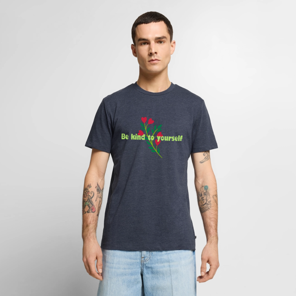 Be kind to yourself - Men Premium T-shirt - jeansblauw 