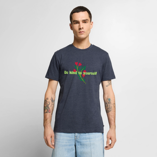 Be kind to yourself - Men Premium T-shirt - jeansblauw 