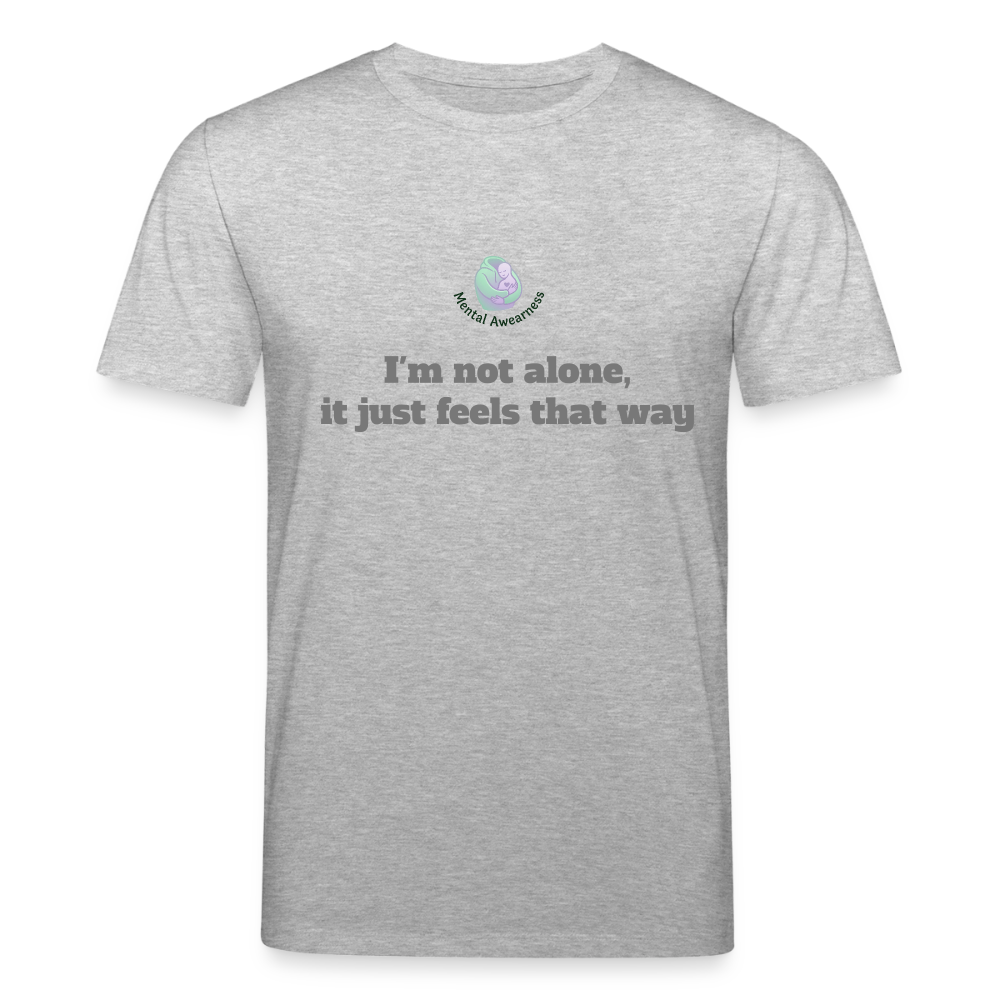 I'm not alone, it just ... -  Dames T-shirt - grijs gemêleerd