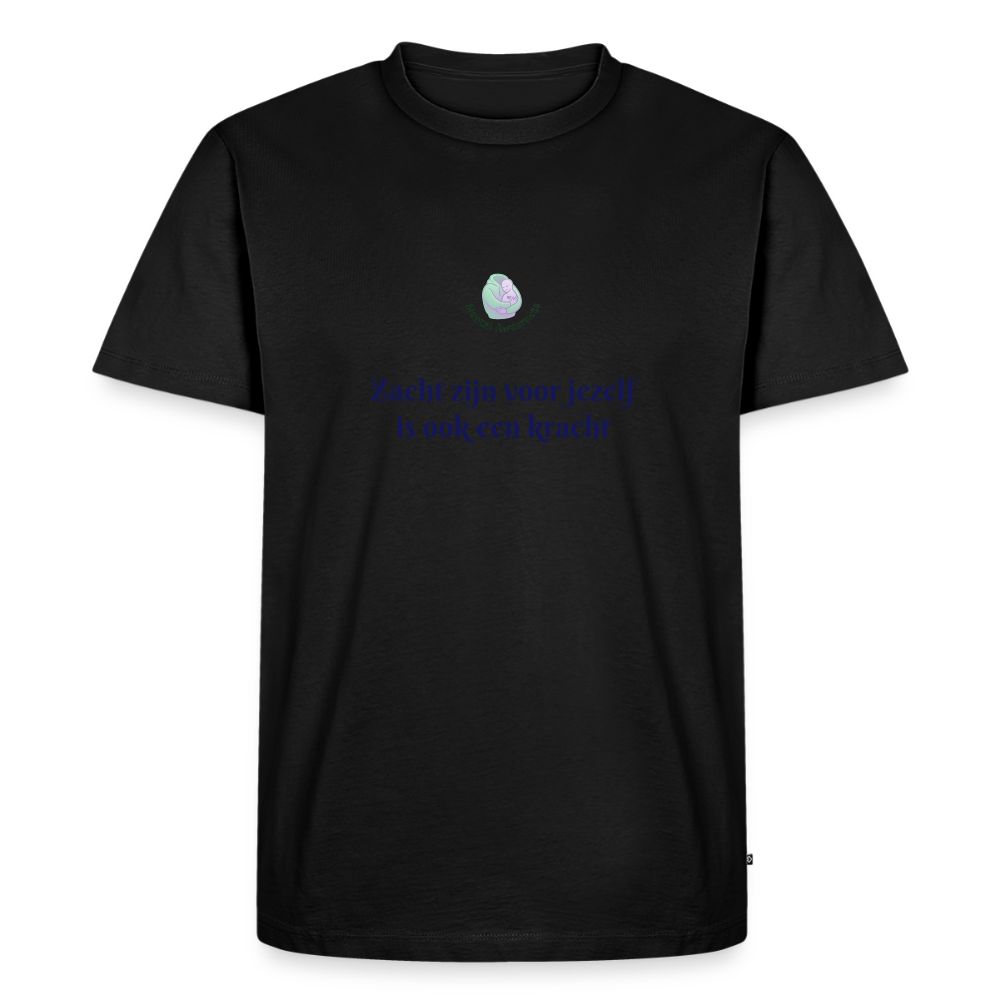 Zacht Zijn Voor Jezelf Is Ook heren t-shirt met inspirerende tekst comfortabel trendy shirt voor mannen casual outfit