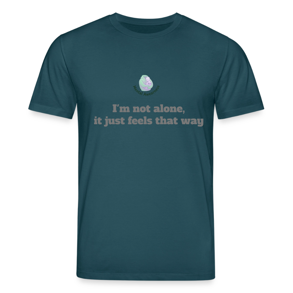 I'm not alone, it just ... -  Dames T-shirt - donker petrol