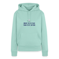 Brave The Big Talk dames premium hoodie met statement print trendy comfortabele hoodie voor vrouwen casual streetwear outfit
