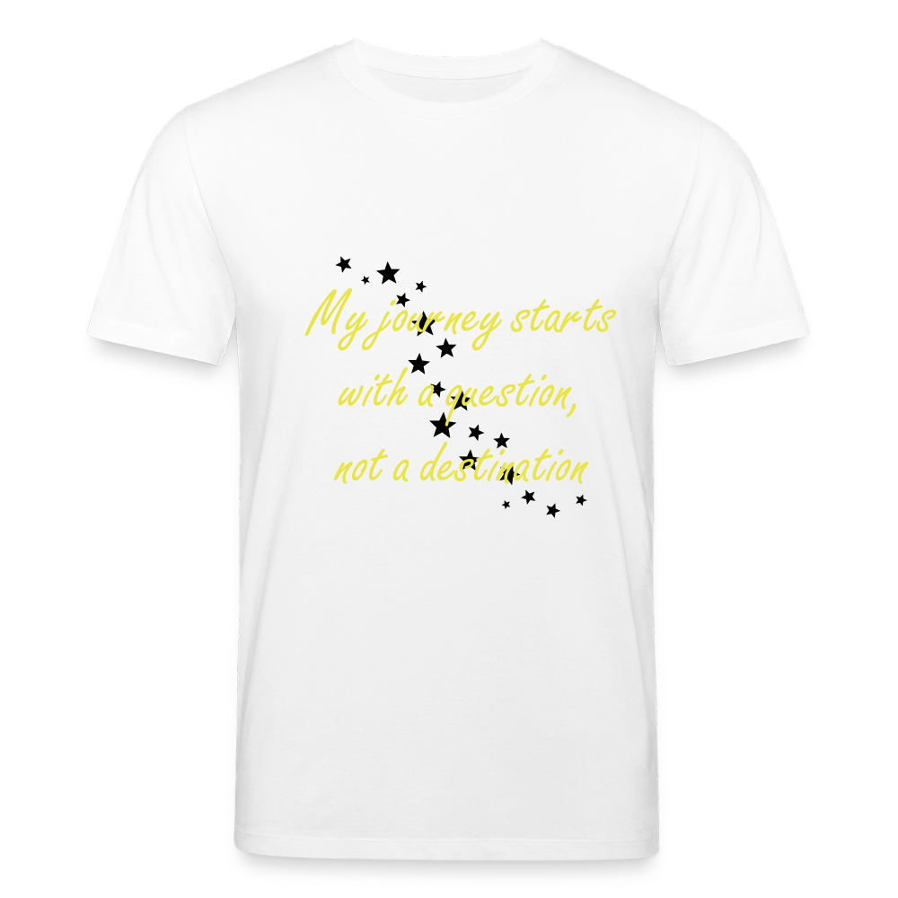 My journey starts ...  - Men Premium T-shirt - wit