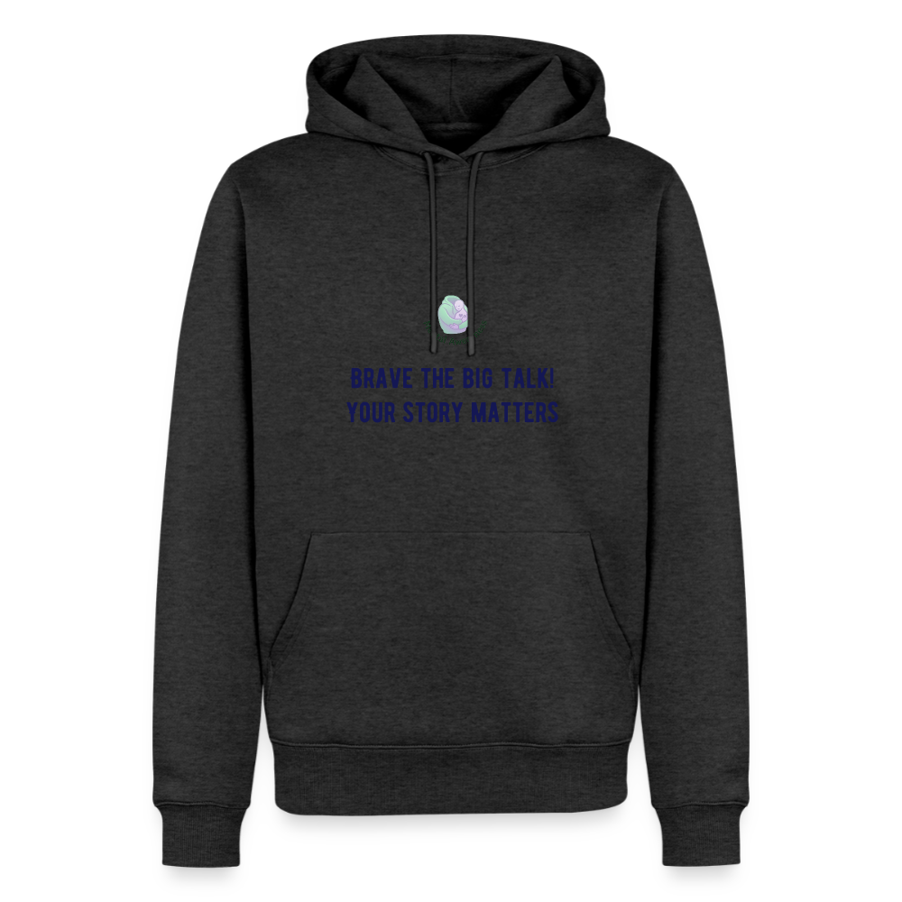 Brave The Big Talk heren premium hoodie met statement print trendy comfortabele hoodie casual streetwear outfit voor mannen