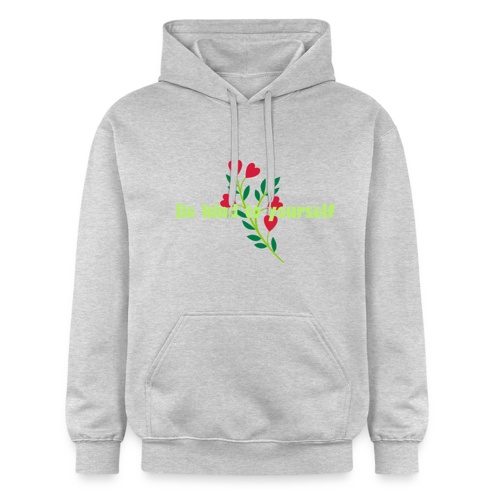 Be kind to yourself - Unisex Hoodie - lichtgrijs gemêleerd