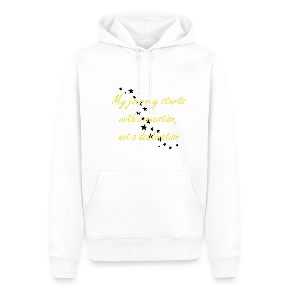 Mu journey starts ...  - Men Premium Hoodie - wit