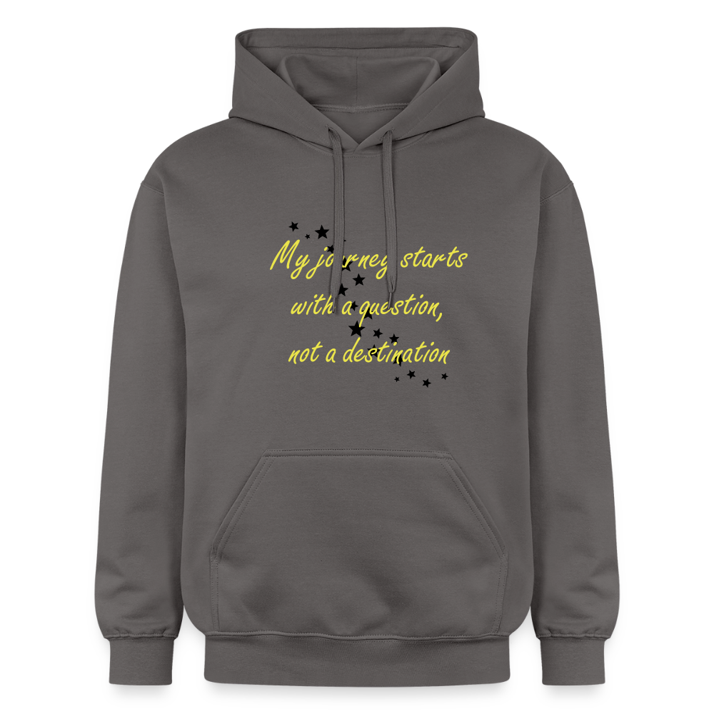 My journey starts ...  - Unisex Premium Hoodie - donkergrijs