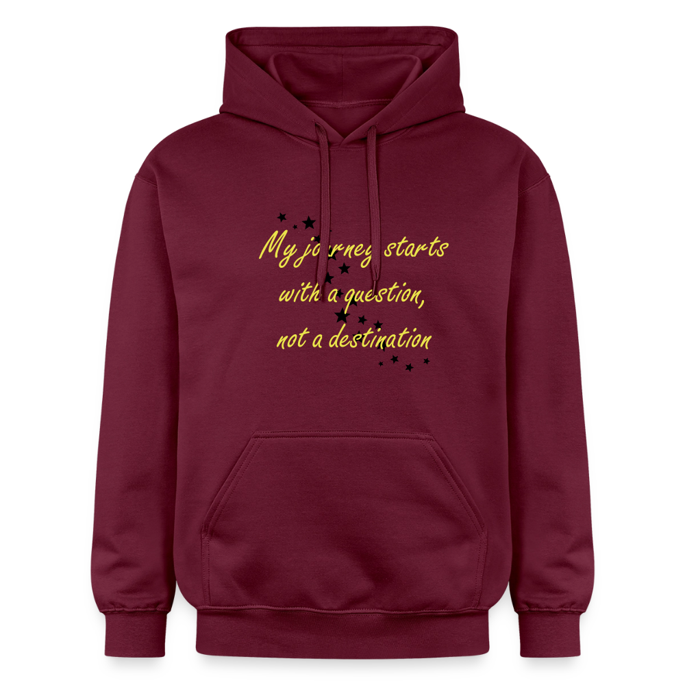 My journey starts ...  - Unisex Premium Hoodie - maroon