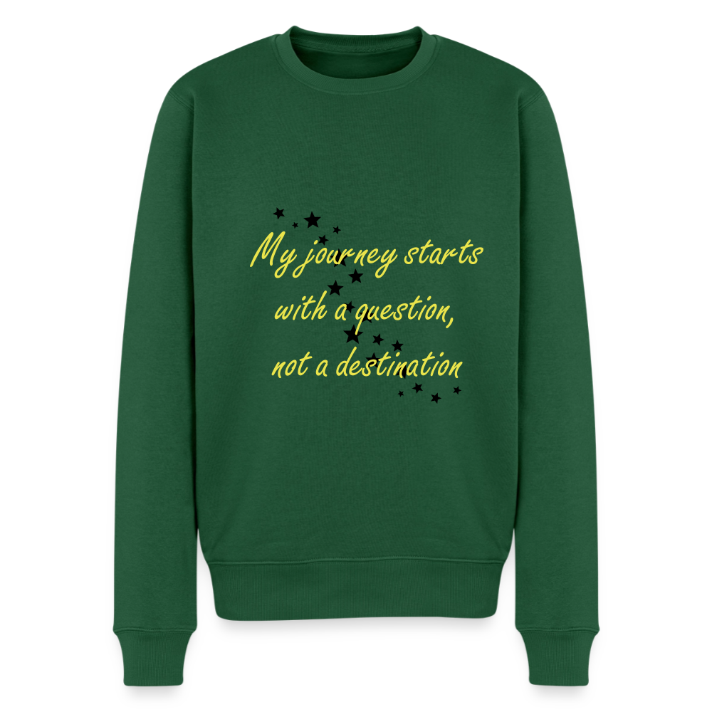My journey starts ...  - Unisex Premium Hoodie - flesgroen