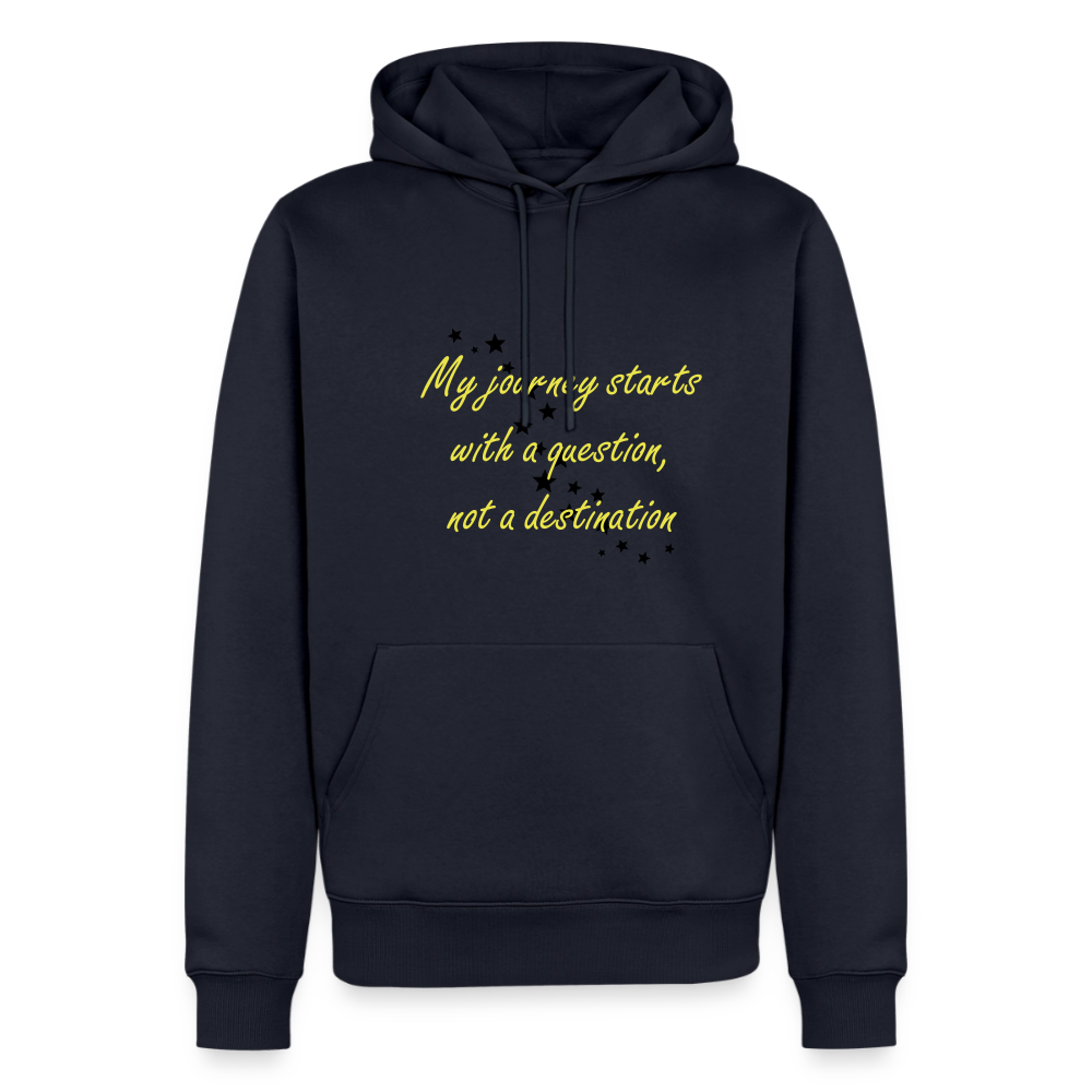 Mu journey starts ...  - Men Premium Hoodie - navy