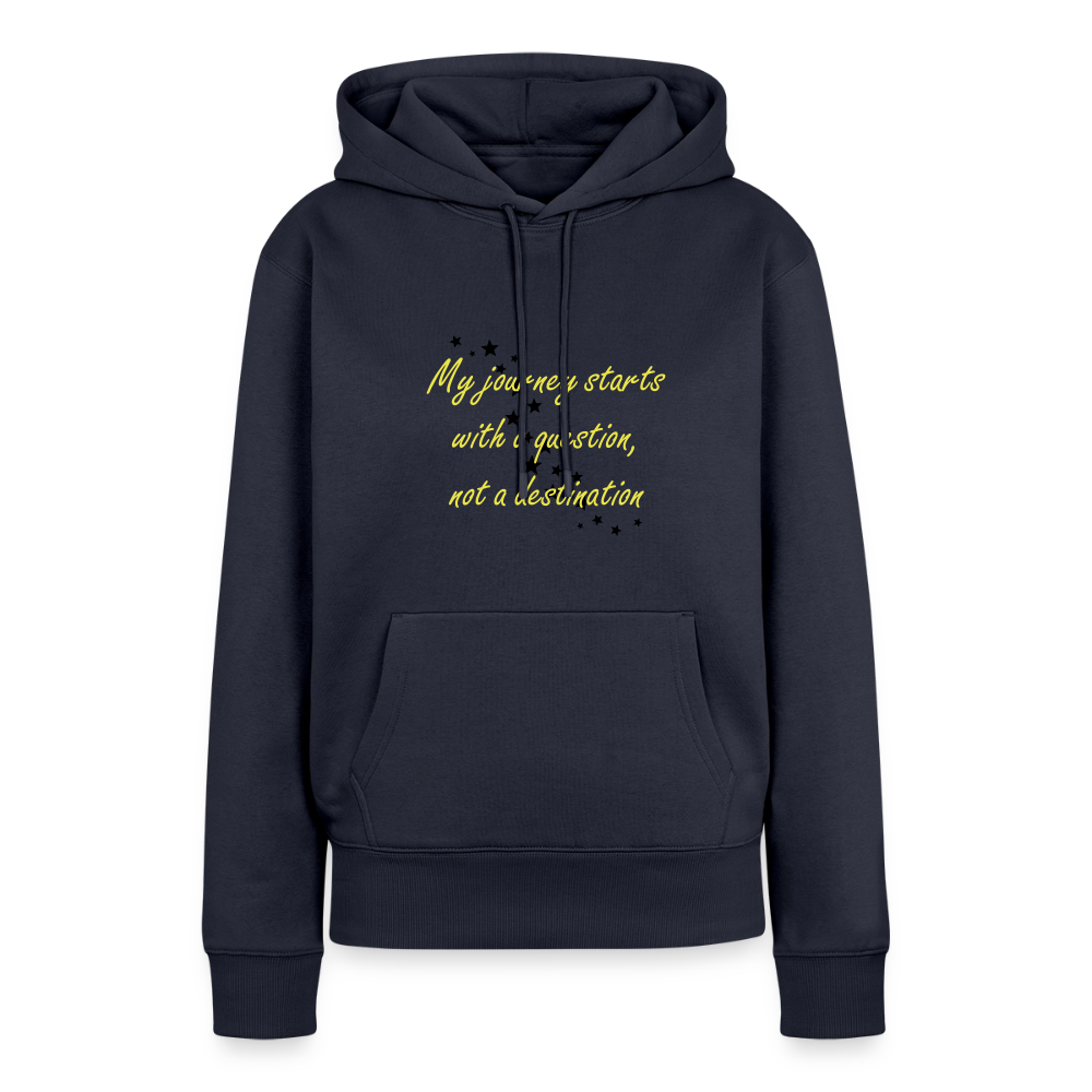 My journey starts ...  - Women Premium Hoodie - navy