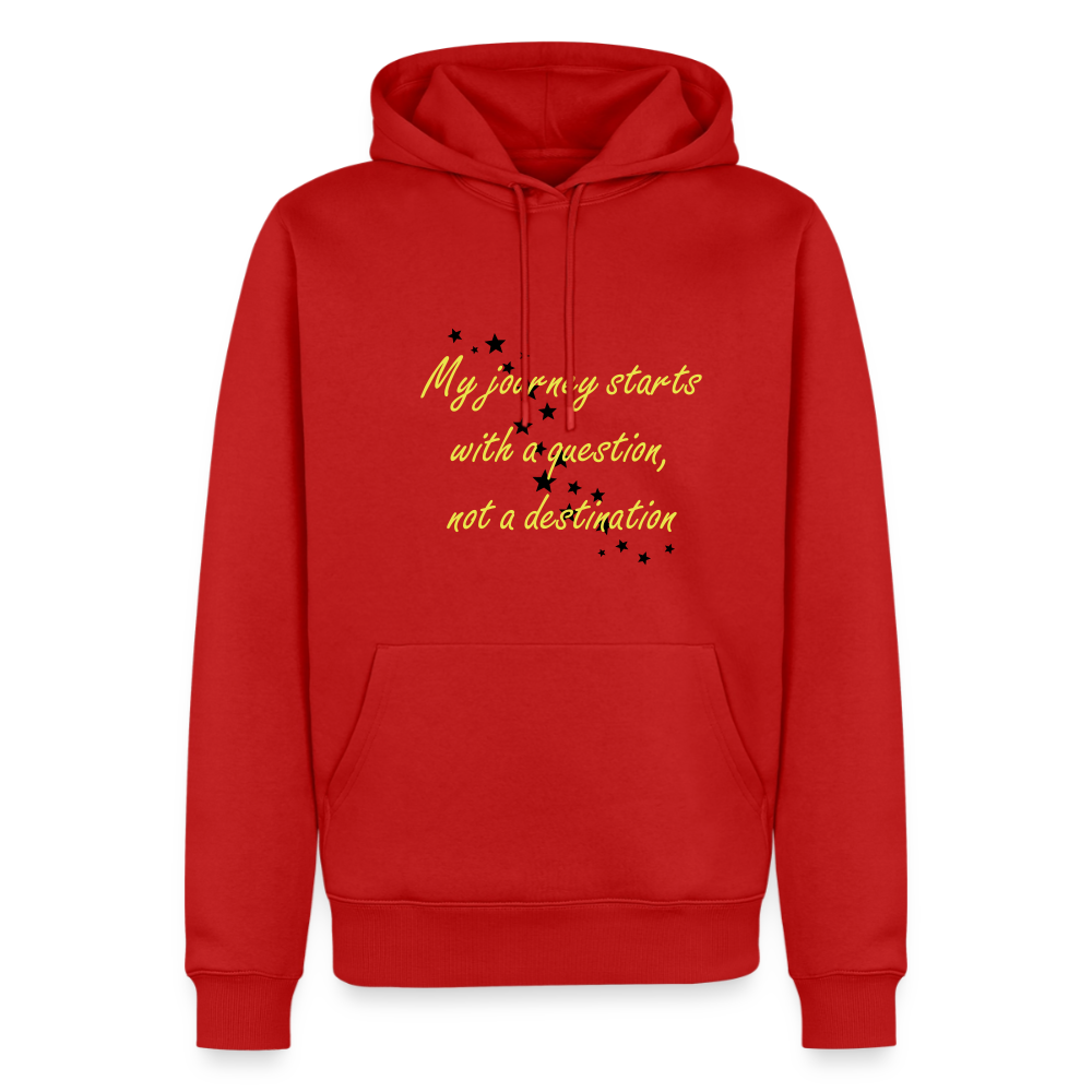 Mu journey starts ...  - Men Premium Hoodie - rood