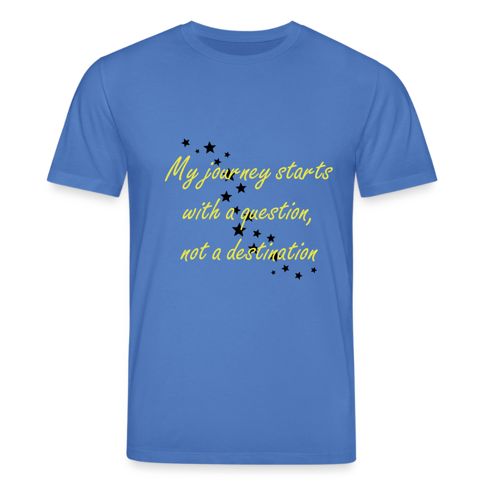 My journey starts ...  - Unisex Premium T-shirt - mindful blauw