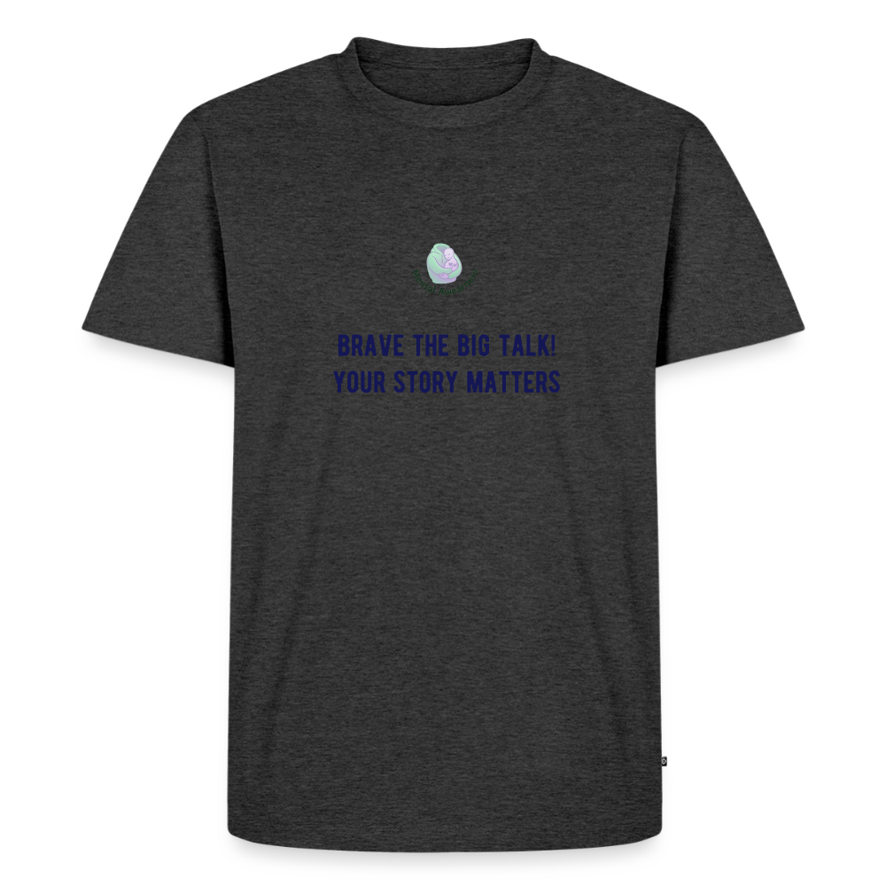 Brave The Big Talk heren t-shirt met statement print trendy comfortabel shirt voor mannen casual outfit