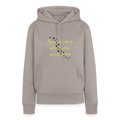 My journey starts ...  - Women Premium Hoodie - taupe