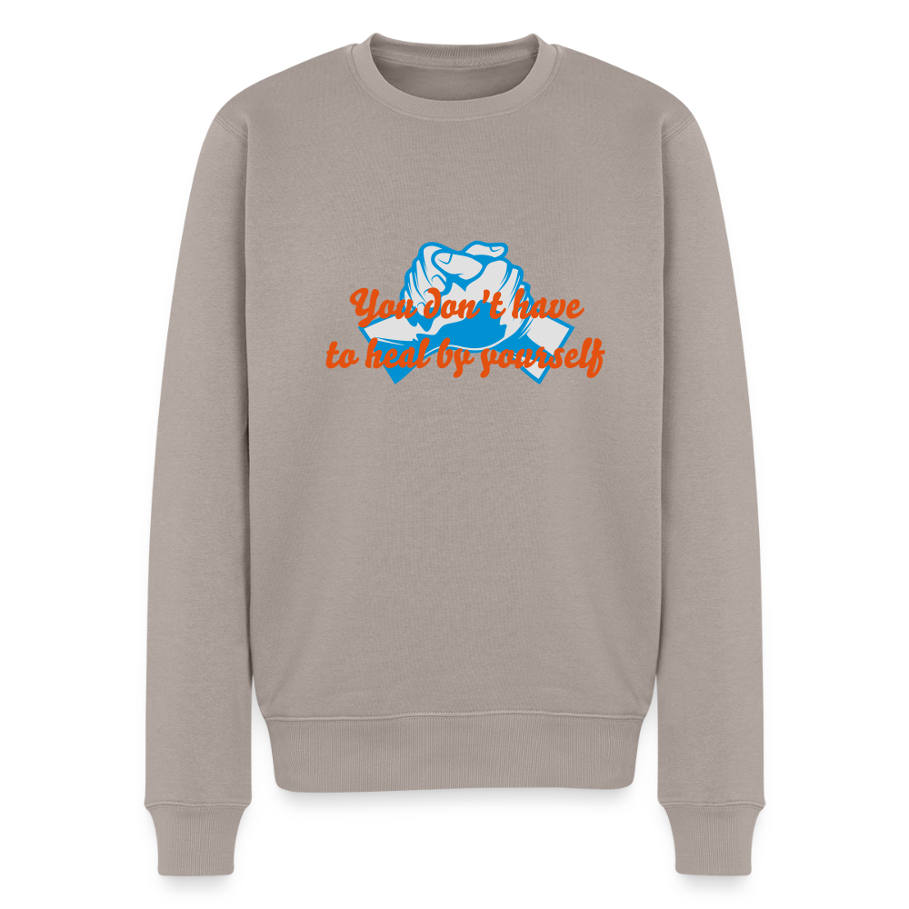 You don't have to heal ... - Men Sweater - taupe