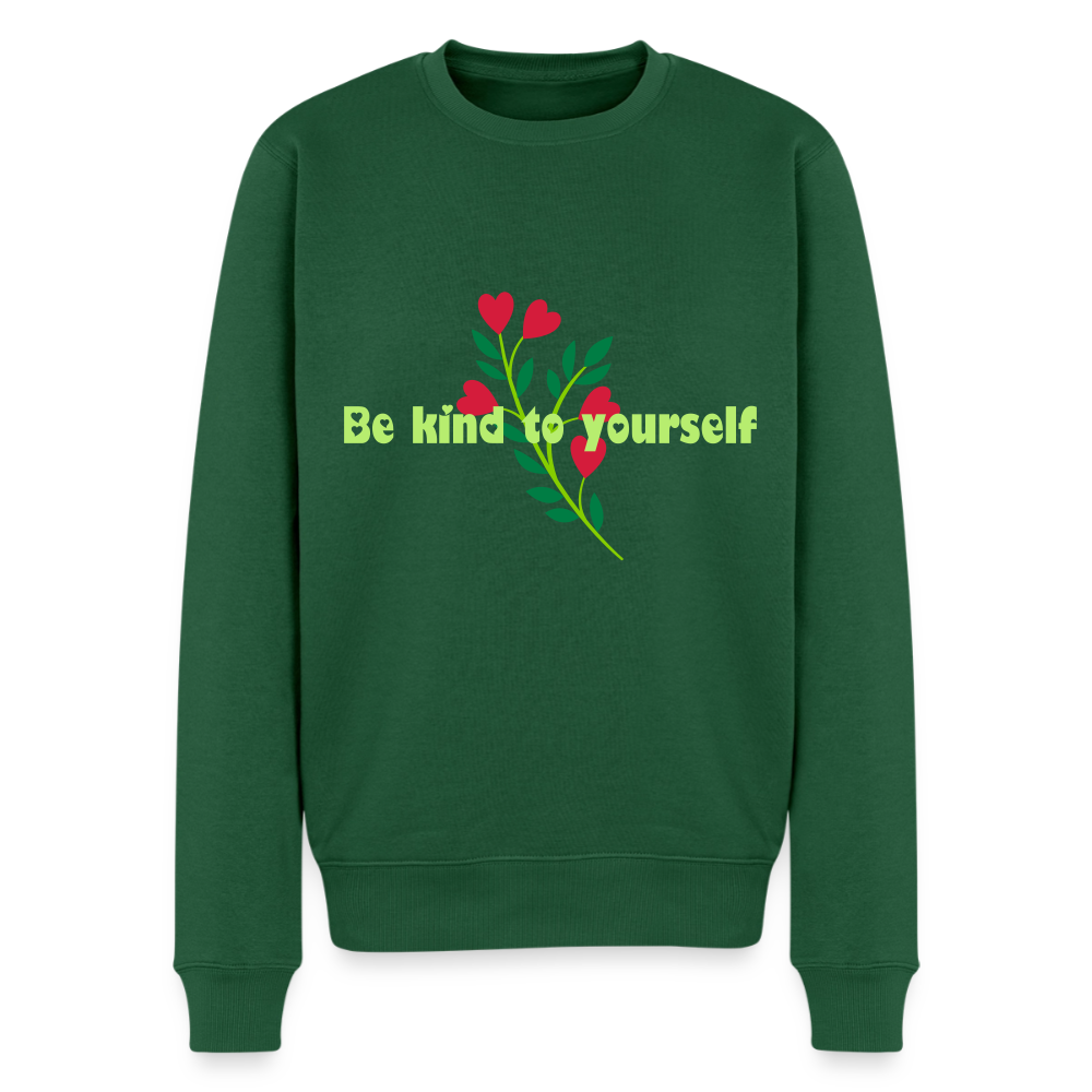 Be kind to yourself - Men Premium Sweater - flesgroen