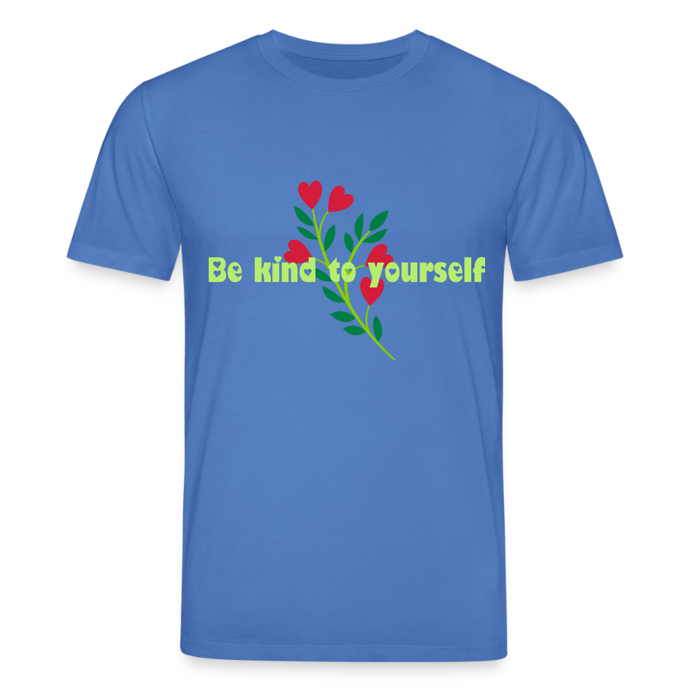 Be kind to yourself - Unisex T-shirt - mindful blauw