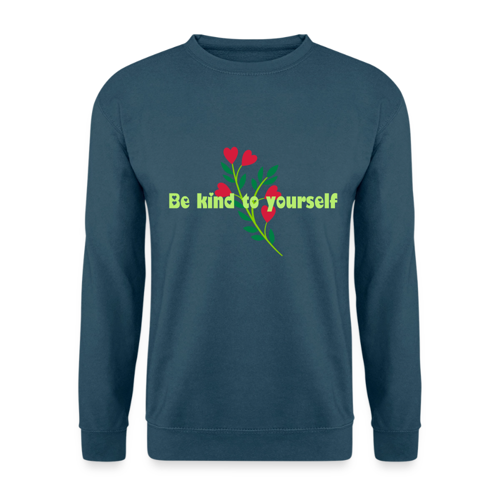 Be kind to yourself - Unisex Sweater - indigoblauw