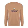 Zacht zijn voor jezelf is ook ...  - Unisex Sweatshirt - mokka