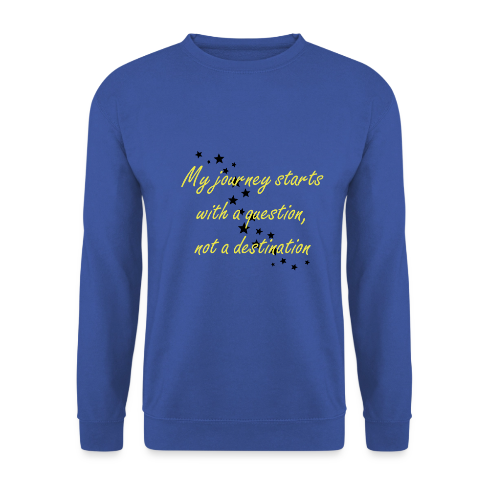 My journey starts ...  - Unisex Premium Sweatshirt - koningsblauw