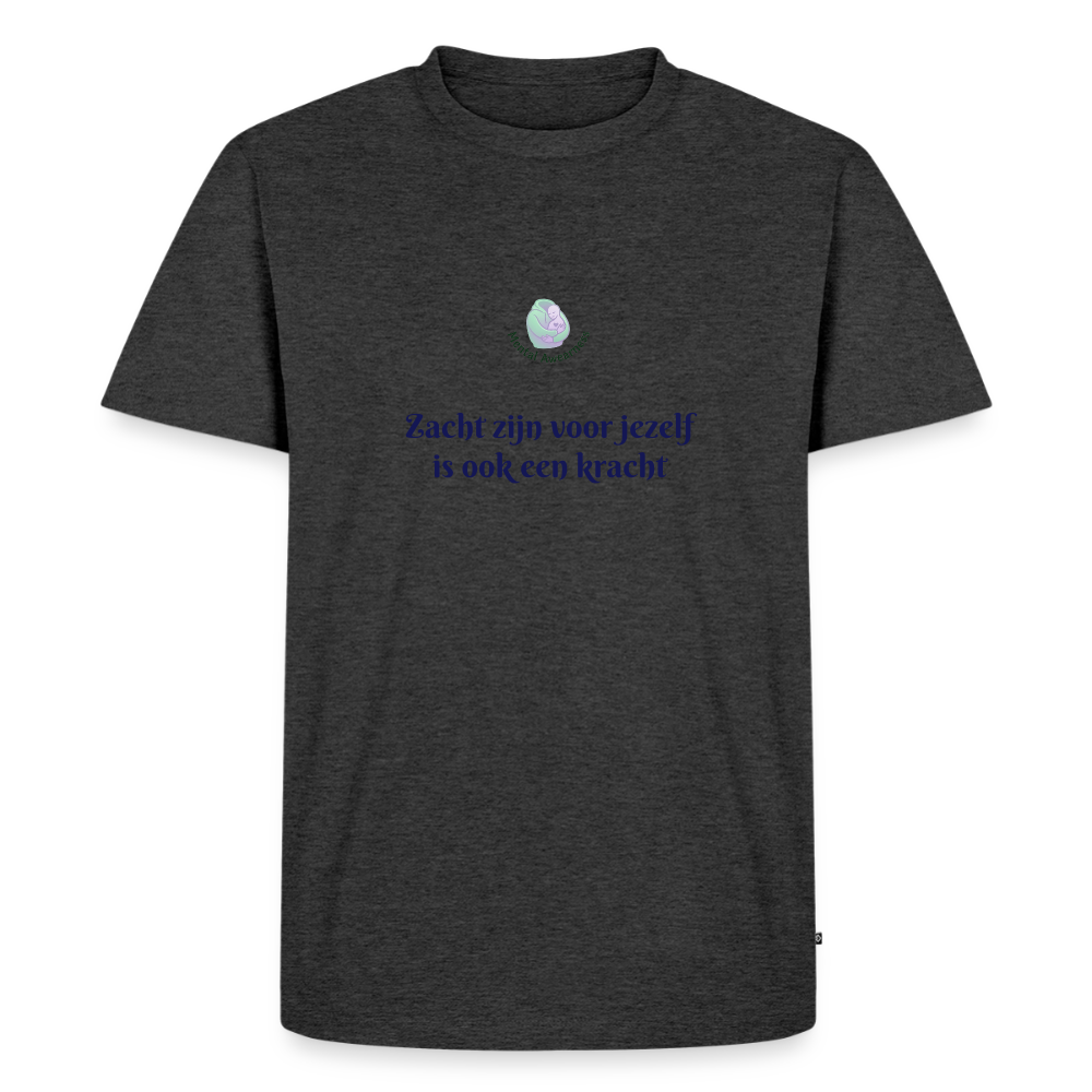 Zacht Zijn Voor Jezelf Is Ook heren t-shirt met inspirerende tekst comfortabel trendy shirt voor mannen casual outfit