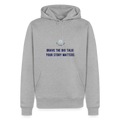 Brave The Big Talk heren premium hoodie met statement print trendy comfortabele hoodie casual streetwear outfit voor mannen