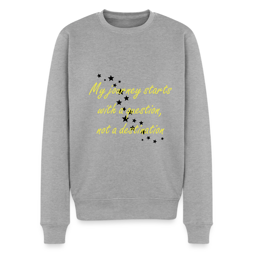 My journey starts ...  - Unisex Premium Hoodie - grijs gemêleerd
