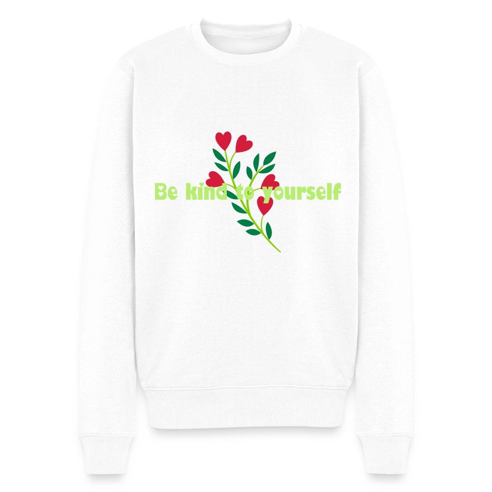 Be kind to yourself - Men Premium Sweater - wit