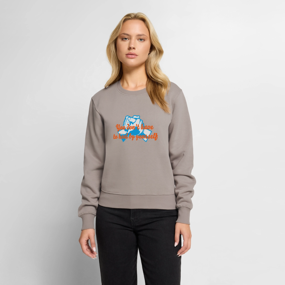 You Don't Have to Heal dames sweatshirt met inspirerende tekst zachte warme comfortabele sweater voor vrouwen casual outfit