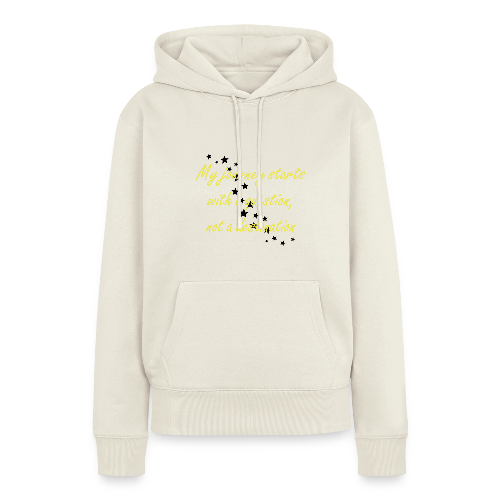 My journey starts ...  - Women Premium Hoodie - natuurwit