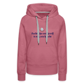 Zacht zijn voor jezelf is ook ... - Dames Hoodie - malve