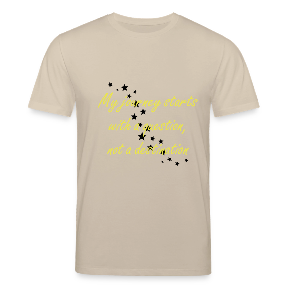 My journey starts ...  - Men Premium T-shirt - beige