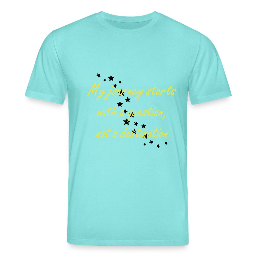 My journey starts ...  - Men Premium T-shirt - zwembad blauw