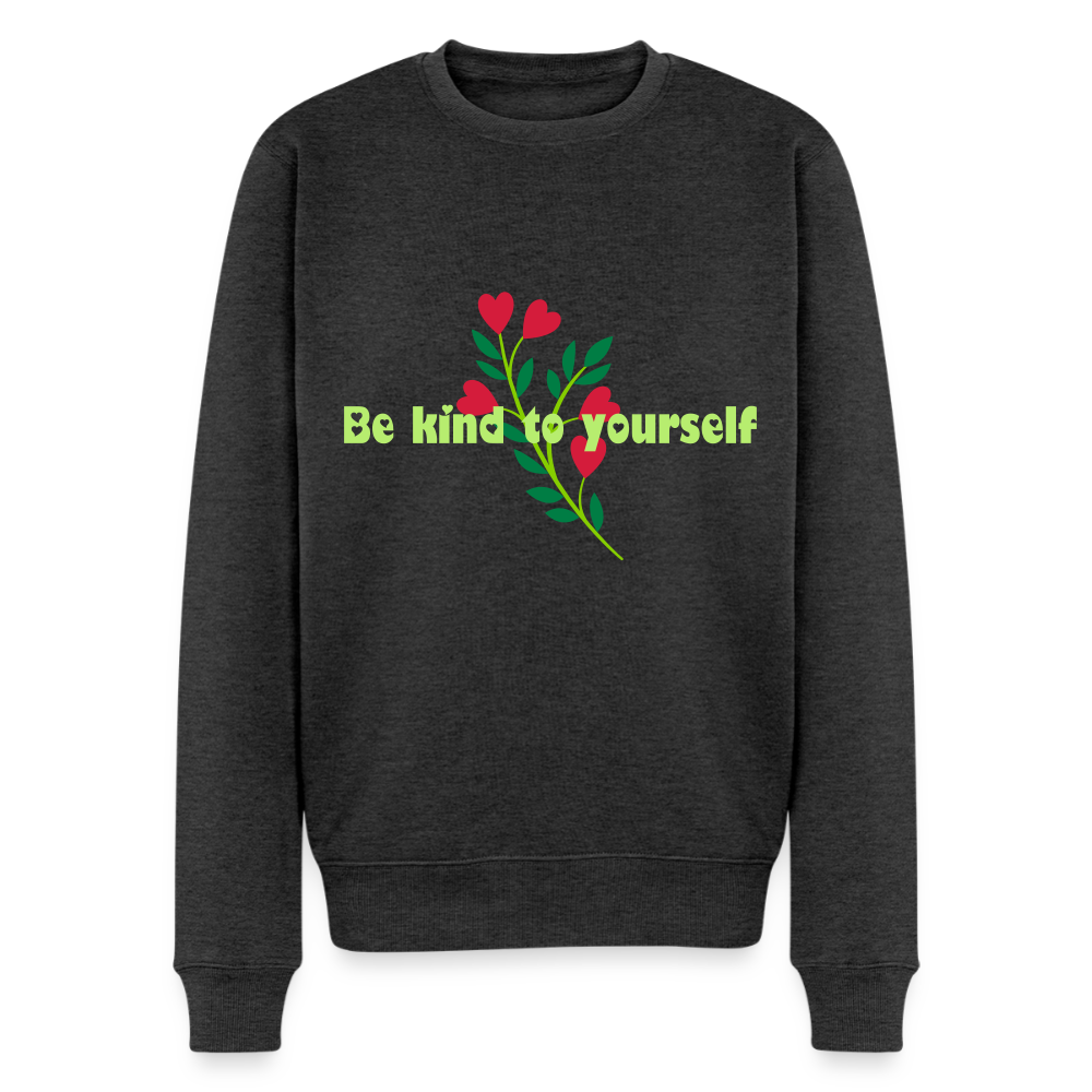 Be kind to yourself - Men Premium Sweater - antraciet gemêleerd