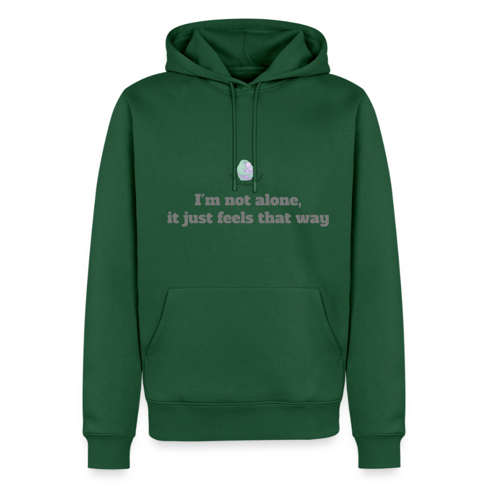 I'm not alone, it just... - Men Premium Hoodie - flesgroen