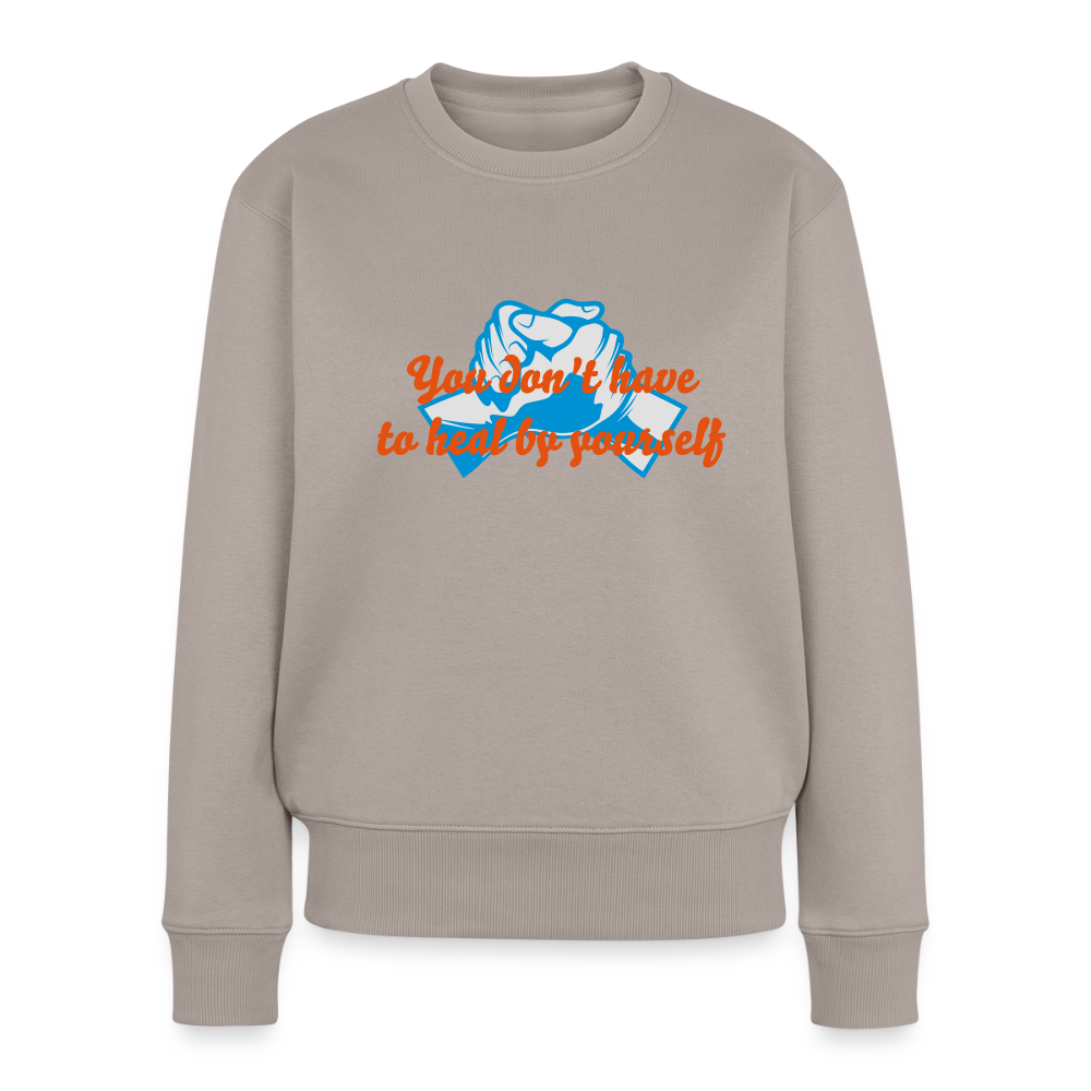 You Don't Have to Heal dames sweatshirt met inspirerende tekst zachte warme comfortabele sweater voor vrouwen casual outfit