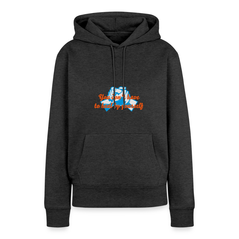 You don't have to heal ... - Women Hoodie - antraciet gemêleerd