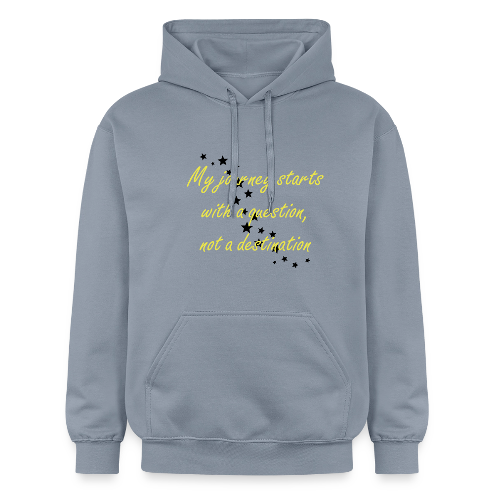 My journey starts ...  - Unisex Premium Hoodie - blauw