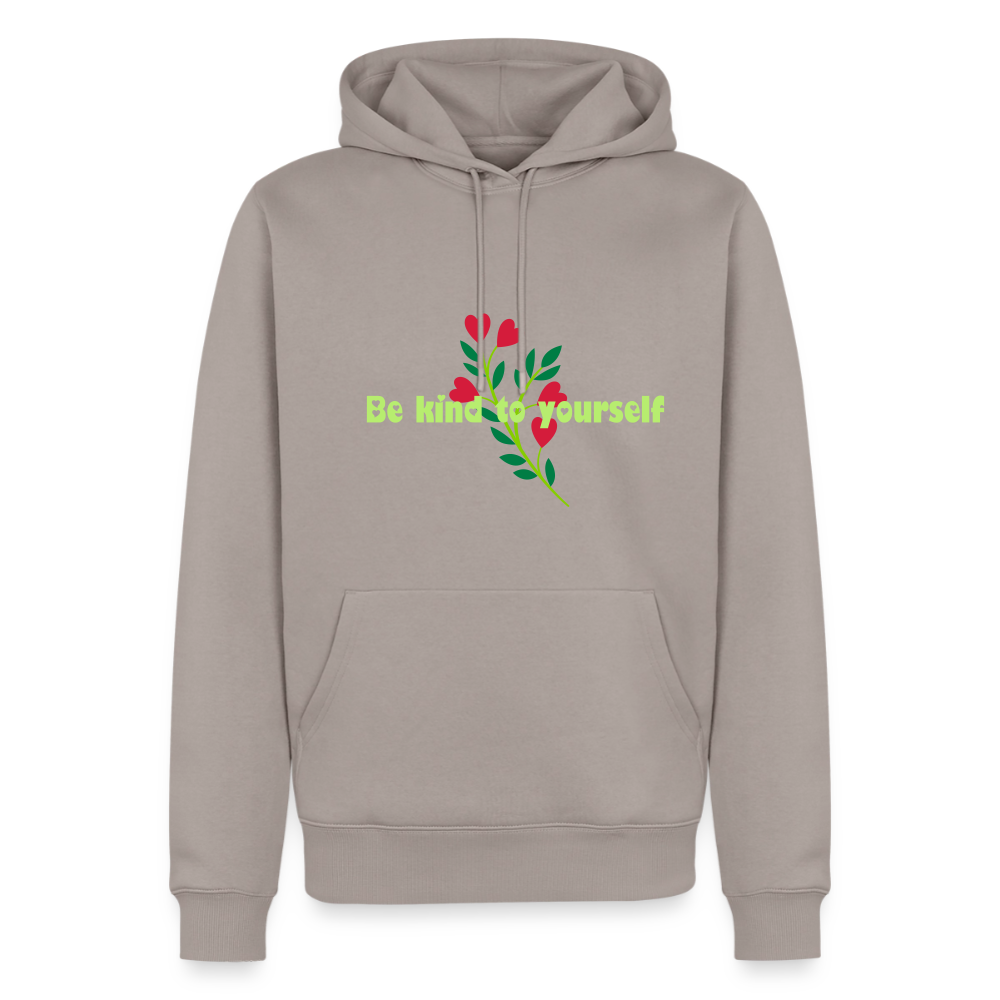 Be kind to yourself - Men Premium Hoodie - taupe