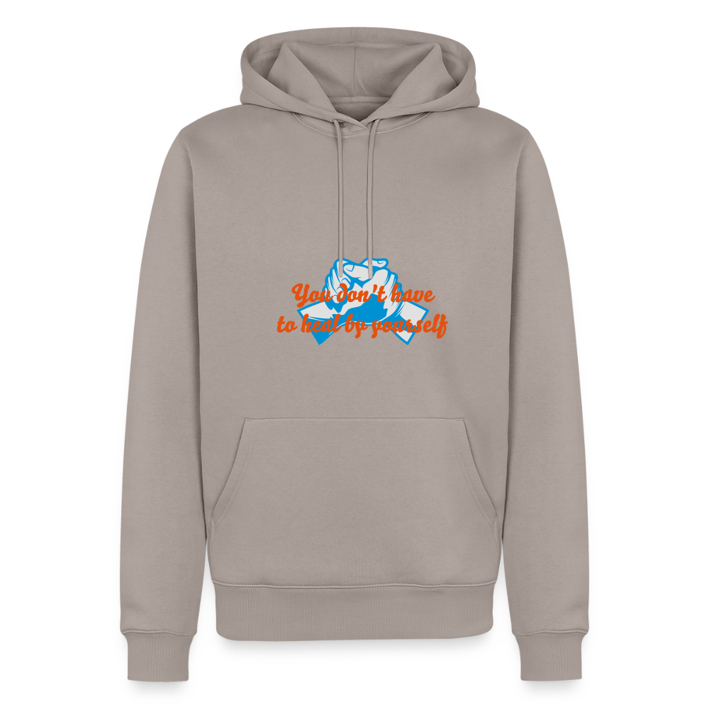 You don't have to heal ... - Men Hoodie - taupe
