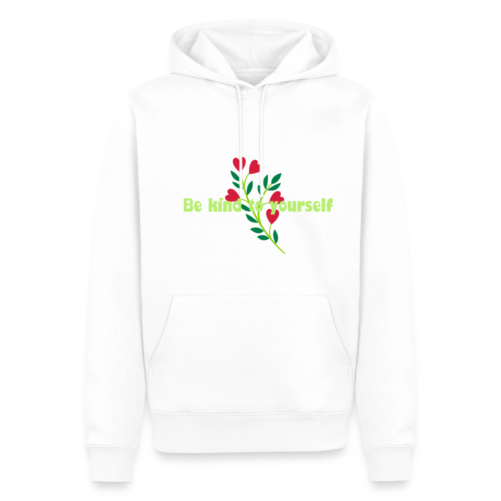 Be kind to yourself - Men Premium Hoodie - wit