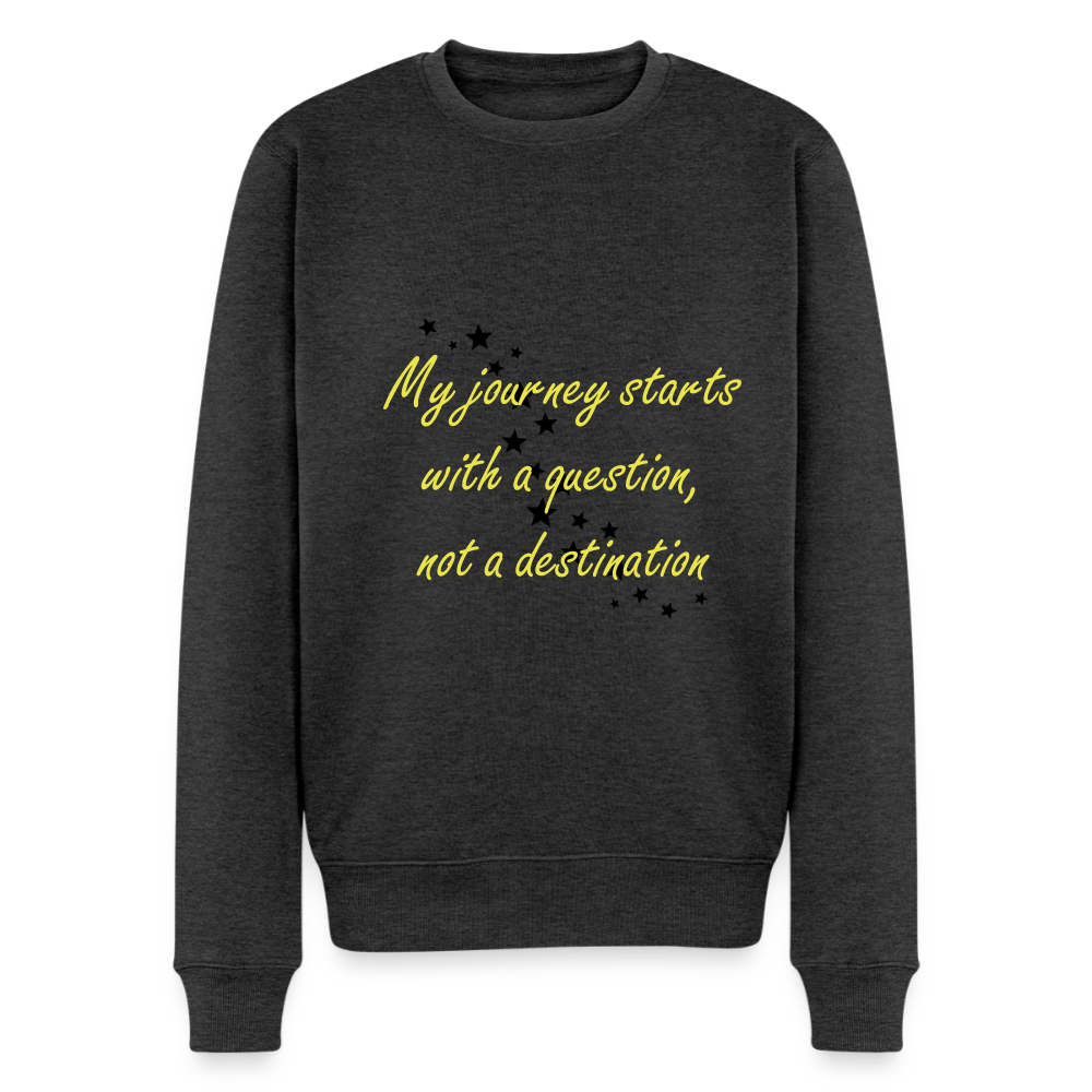 My journey starts ...  - Unisex Premium Hoodie - antraciet gemêleerd
