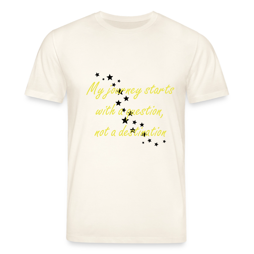 My journey starts ...  - Unisex Premium T-shirt - natuurwit